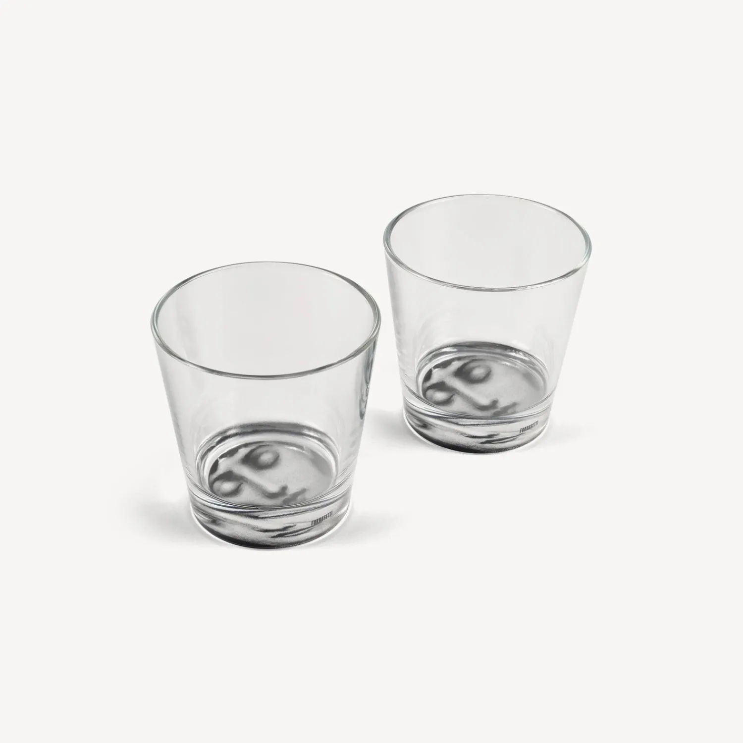 Glasses And Coasters<Fornasetti 2 Glasses Set Tema E Variazioni Black