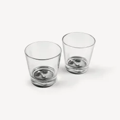 Glasses And Coasters<Fornasetti 2 Glasses Set Tema E Variazioni Black