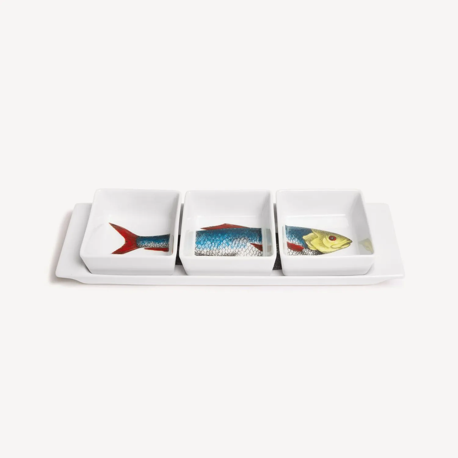 Appetizer Sets And Centrepieces<Fornasetti Appetizer Set Pesci Multicolour
