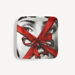 Design Ashtrays<Fornasetti Ashtray Gift White/Black/Red