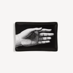 Design Ashtrays<Fornasetti Ashtray Mano White/Black