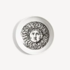 Design Ashtrays<Fornasetti Ashtray Re Sole White/Black