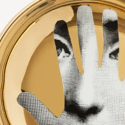 Design Ashtrays<Fornasetti Ashtray Tema E Variazioni N.15 White/Black/Gold