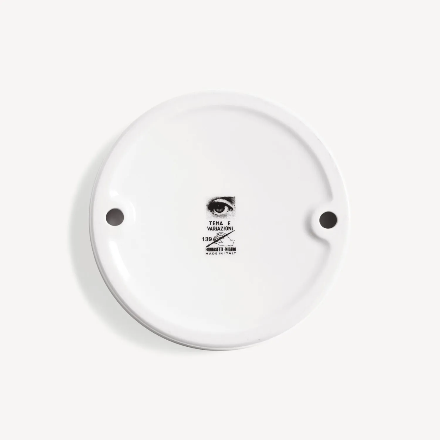Design Ashtrays<Fornasetti Ashtray Tema E Variazioni N.139 White/Black