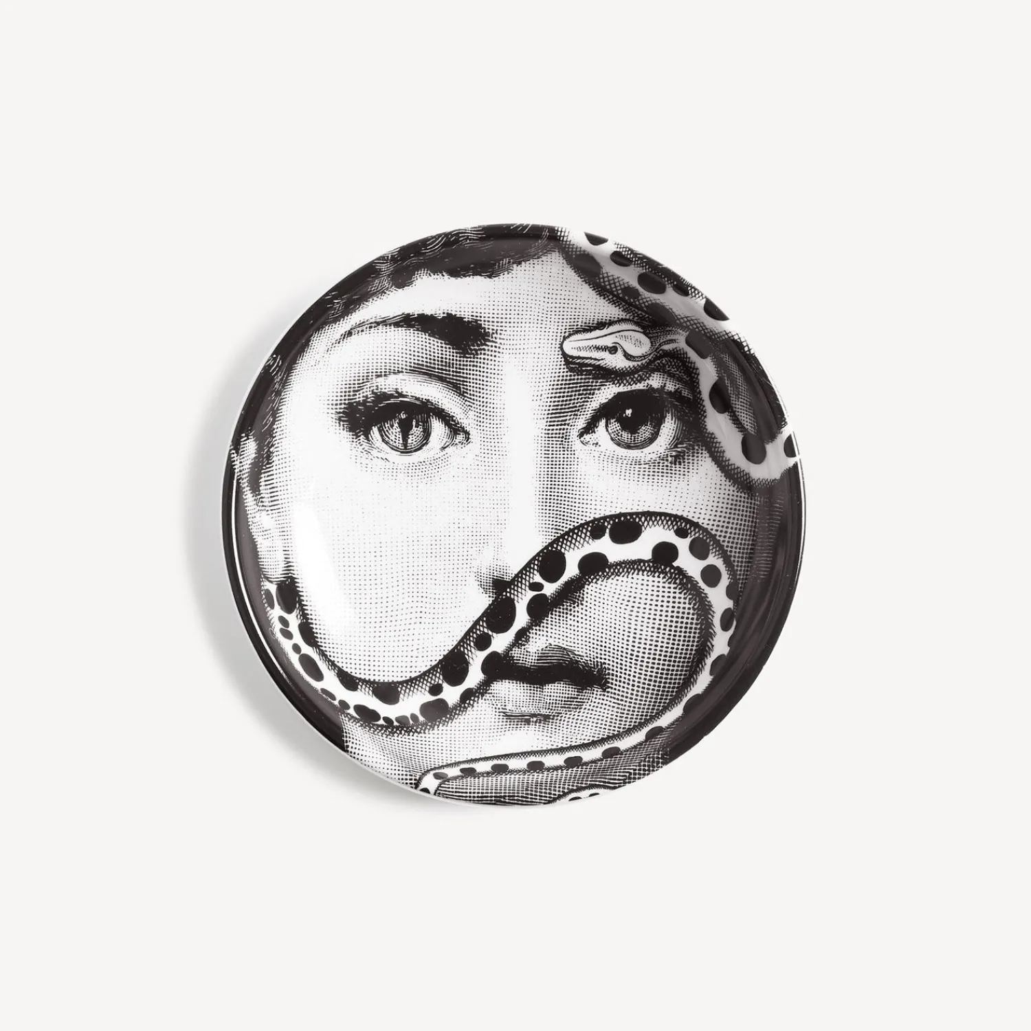 Design Ashtrays<Fornasetti Ashtray Tema E Variazioni N.383 White/Black