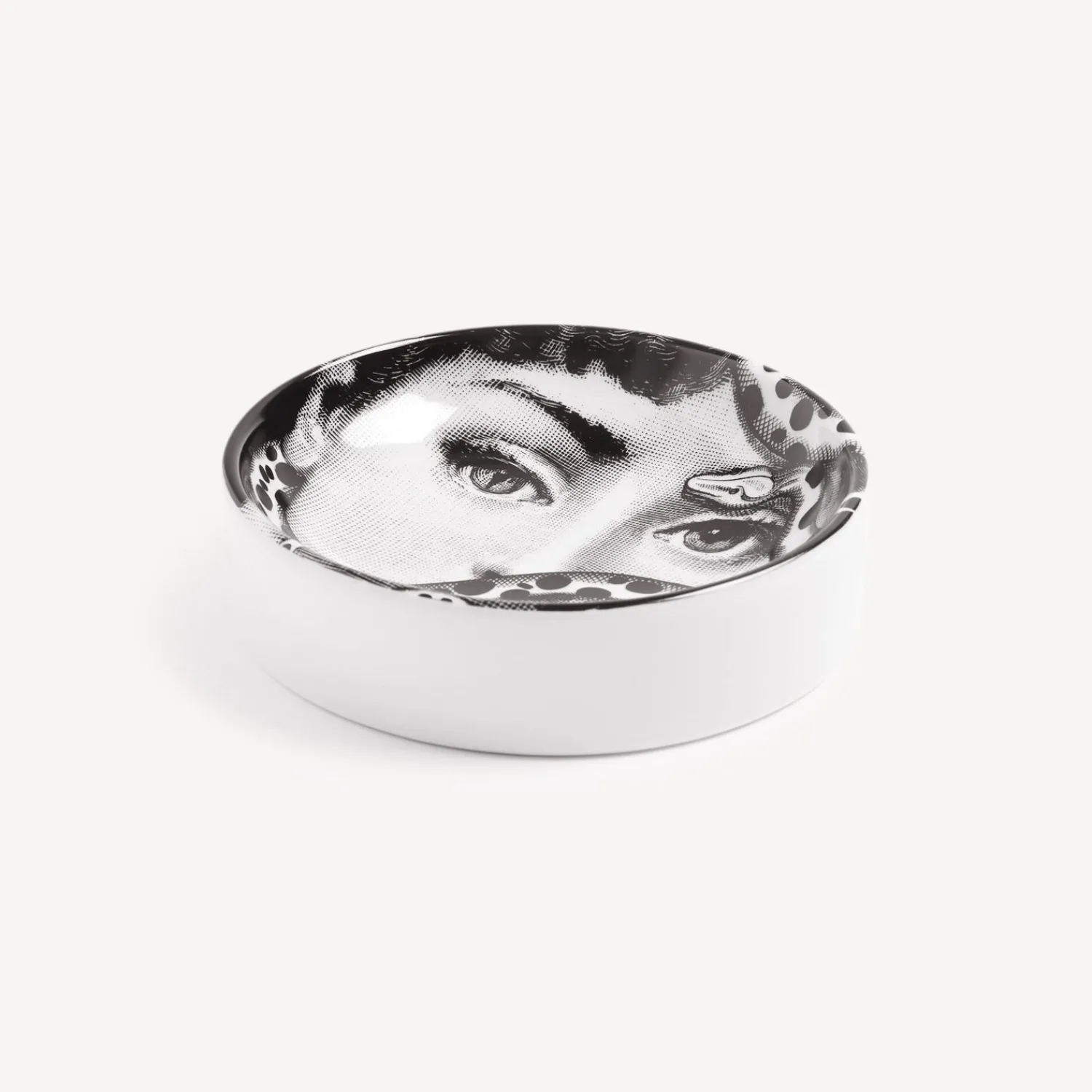 Design Ashtrays<Fornasetti Ashtray Tema E Variazioni N.383 White/Black