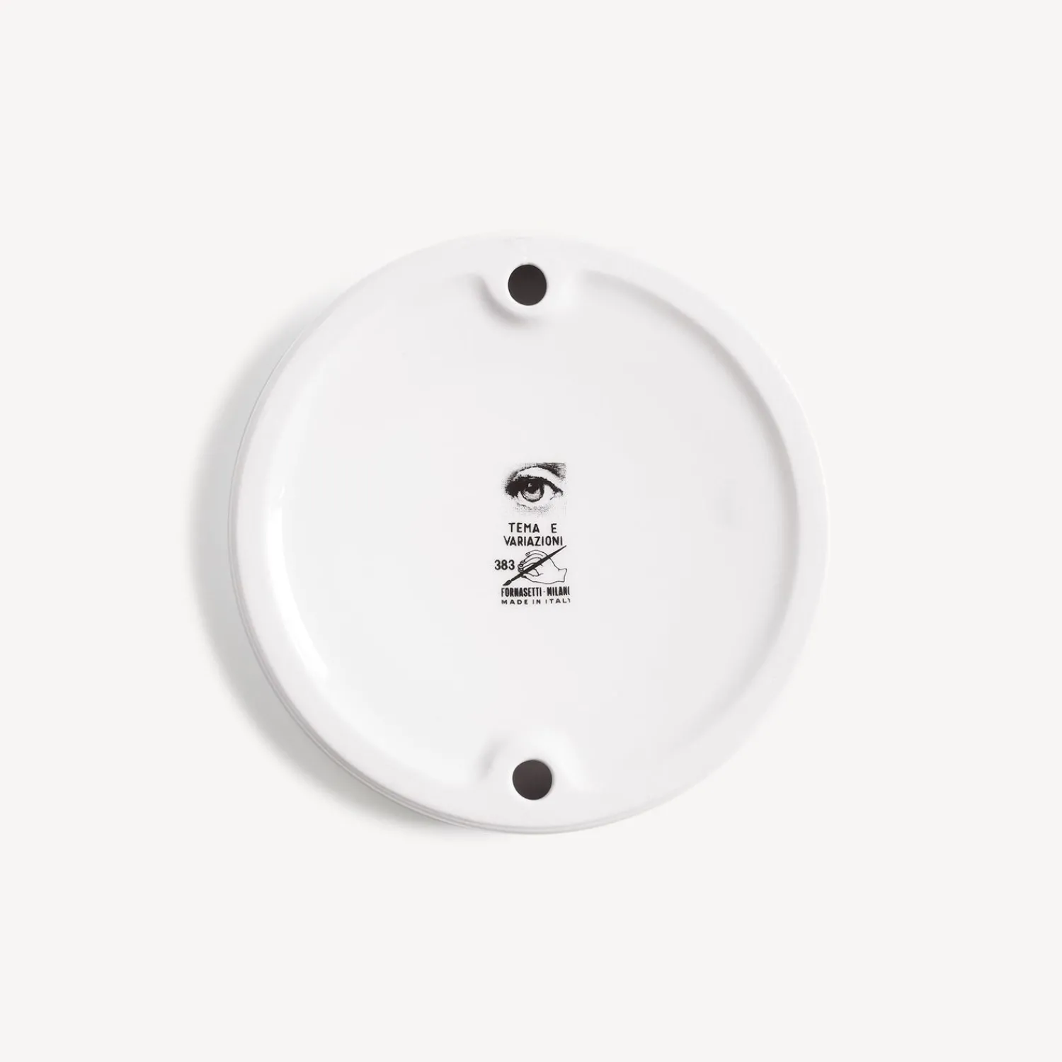Design Ashtrays<Fornasetti Ashtray Tema E Variazioni N.383 White/Black