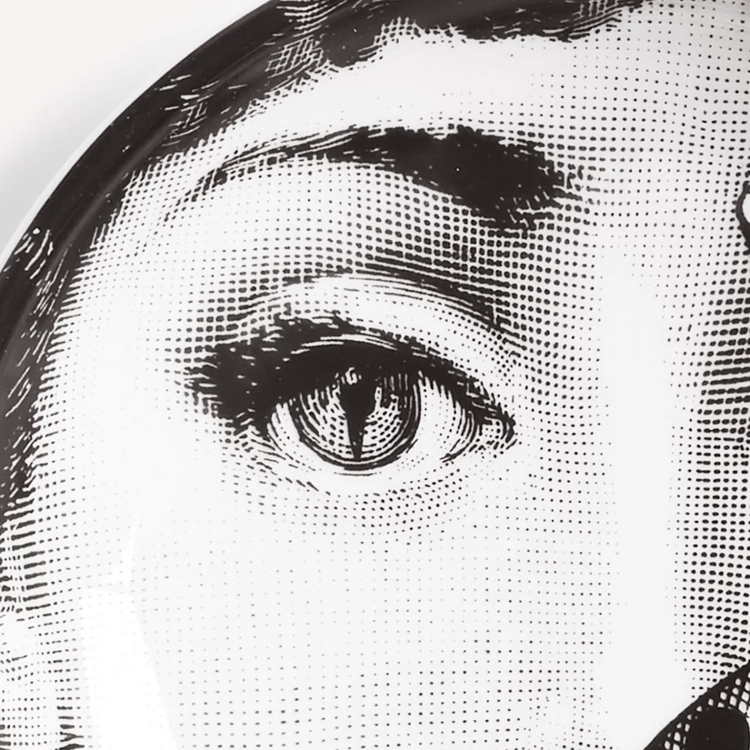 Design Ashtrays<Fornasetti Ashtray Tema E Variazioni N.383 White/Black