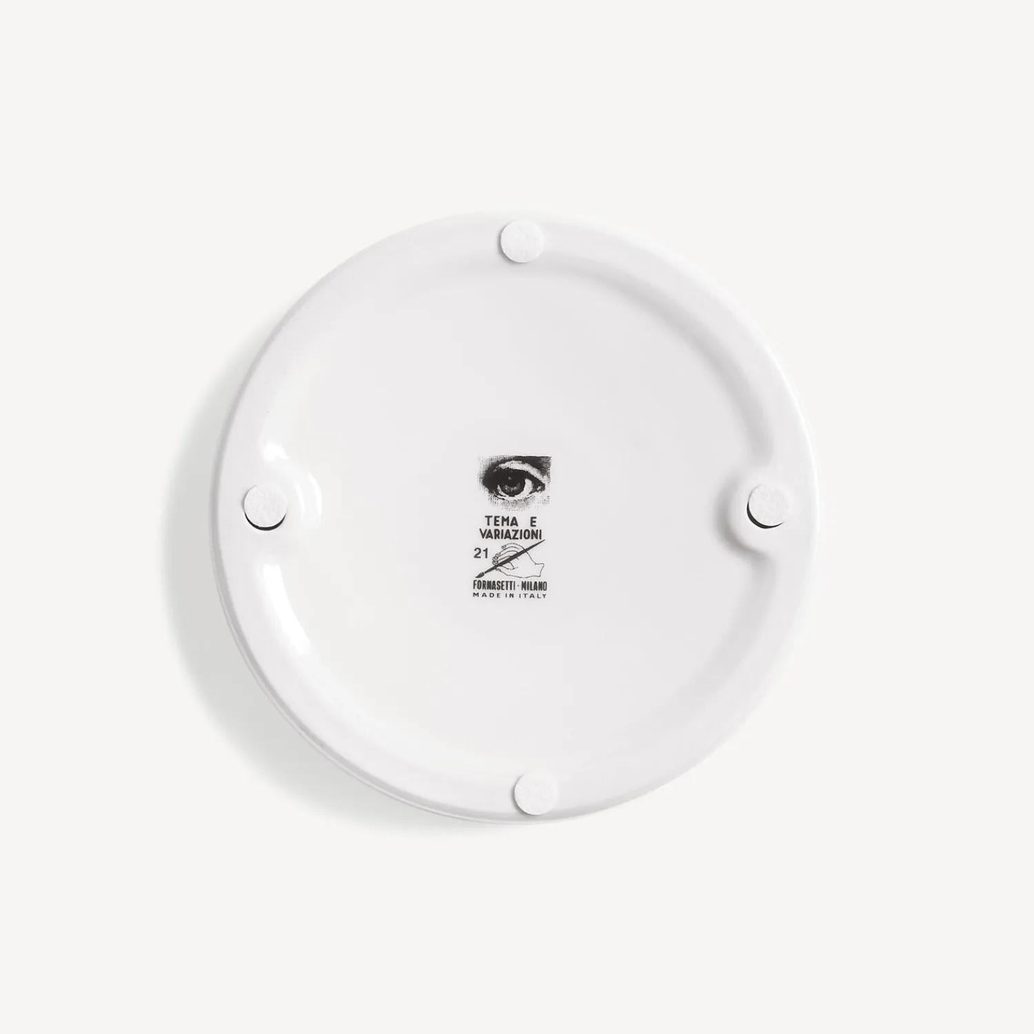 Design Ashtrays<Fornasetti Ashtray Tema E Variazioni N.21 White/Black