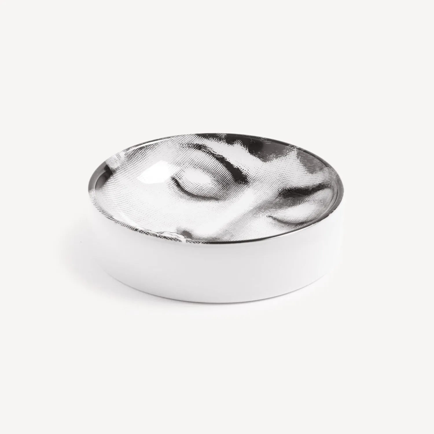 Design Ashtrays<Fornasetti Ashtray Tema E Variazioni N.393 White/Black