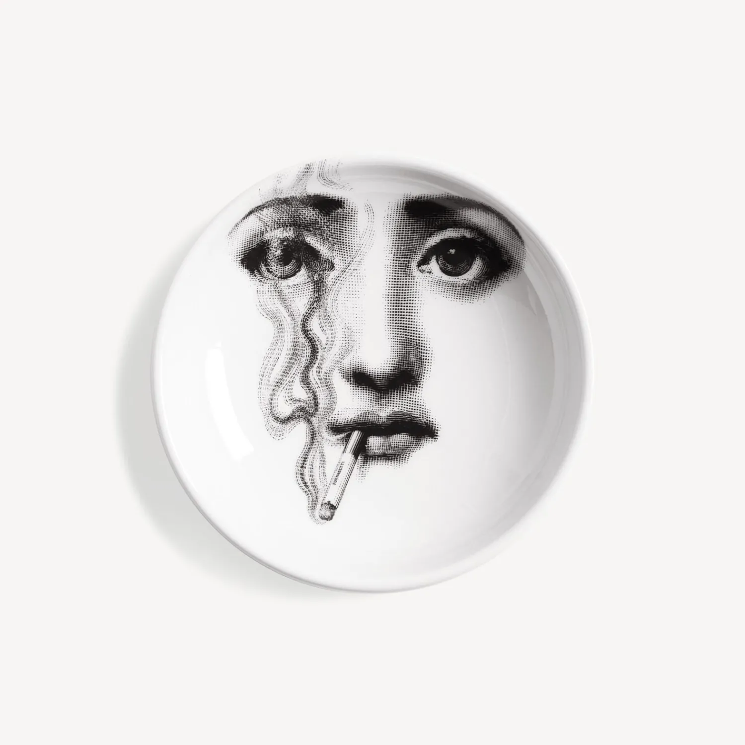 Design Ashtrays<Fornasetti Ashtray Tema E Variazioni N.81 White/Black