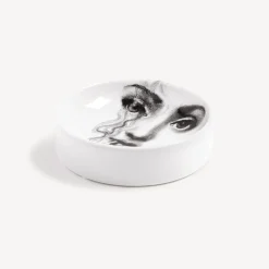Design Ashtrays<Fornasetti Ashtray Tema E Variazioni N.81 White/Black