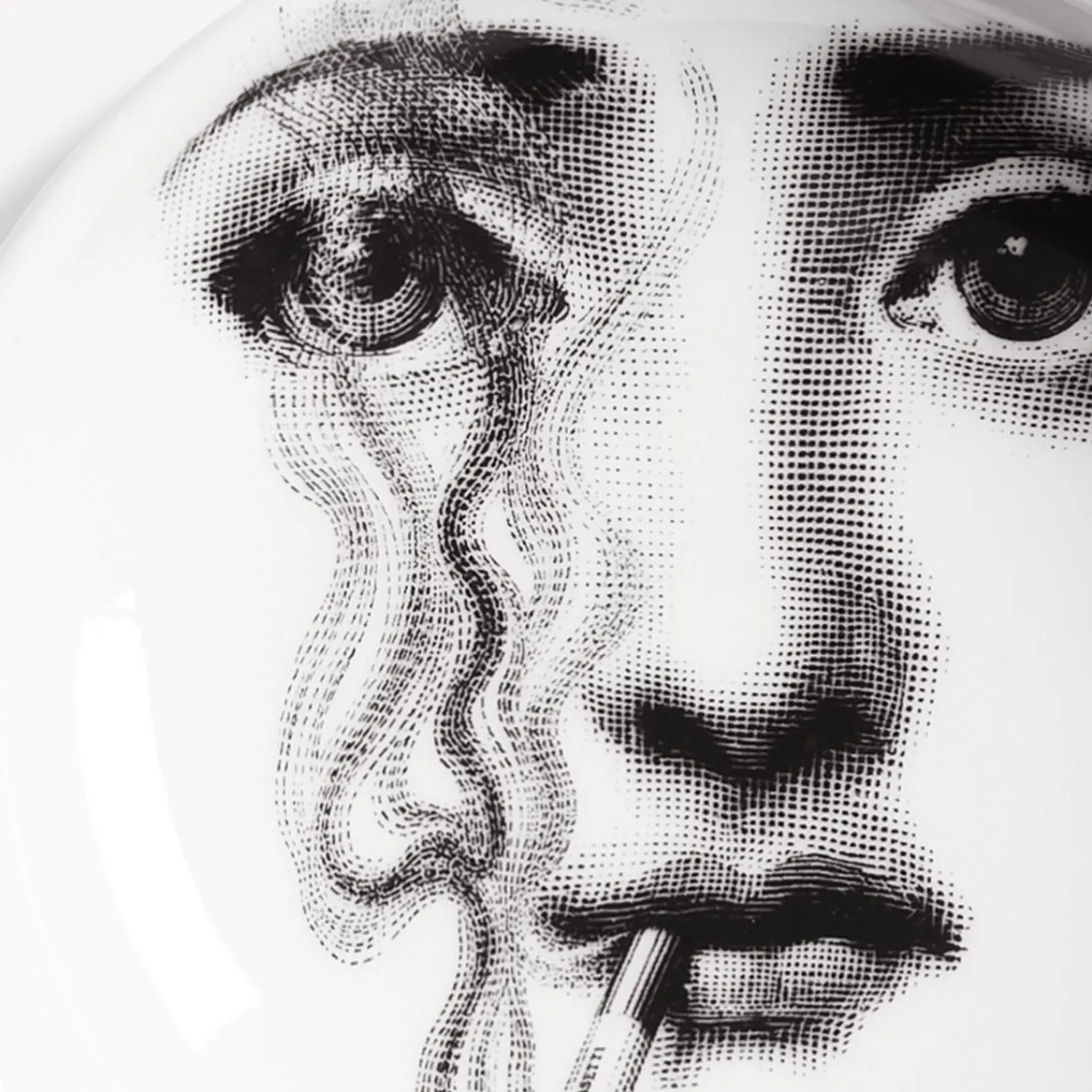 Design Ashtrays<Fornasetti Ashtray Tema E Variazioni N.81 White/Black