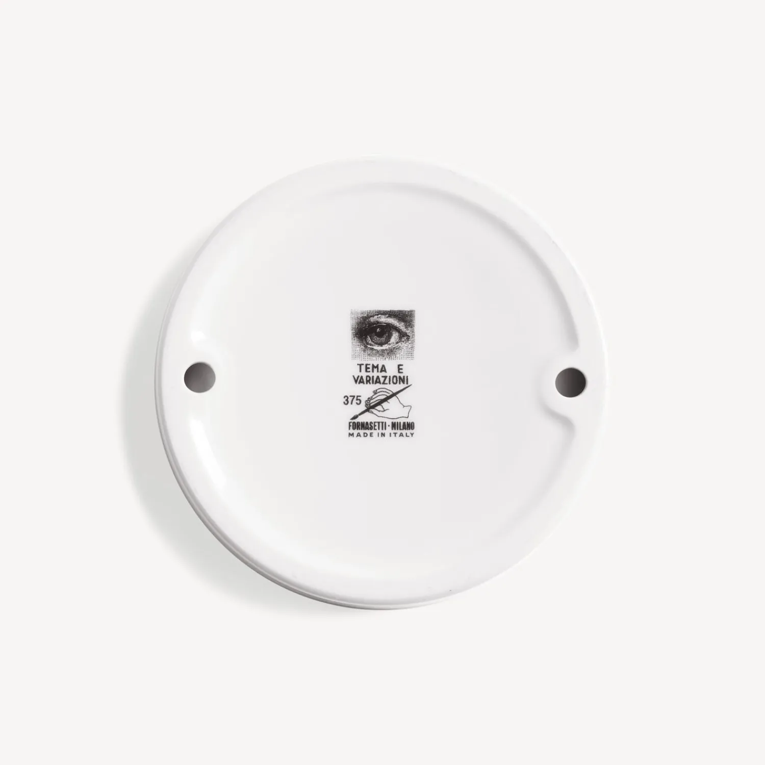 Design Ashtrays<Fornasetti Ashtray Tema E Variazioni N.375 White/Black/Gold