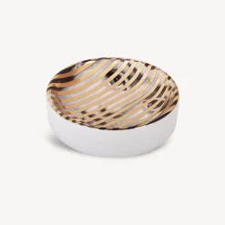 Design Ashtrays<Fornasetti Ashtray Tema E Variazioni N.34 White/Black/Gold