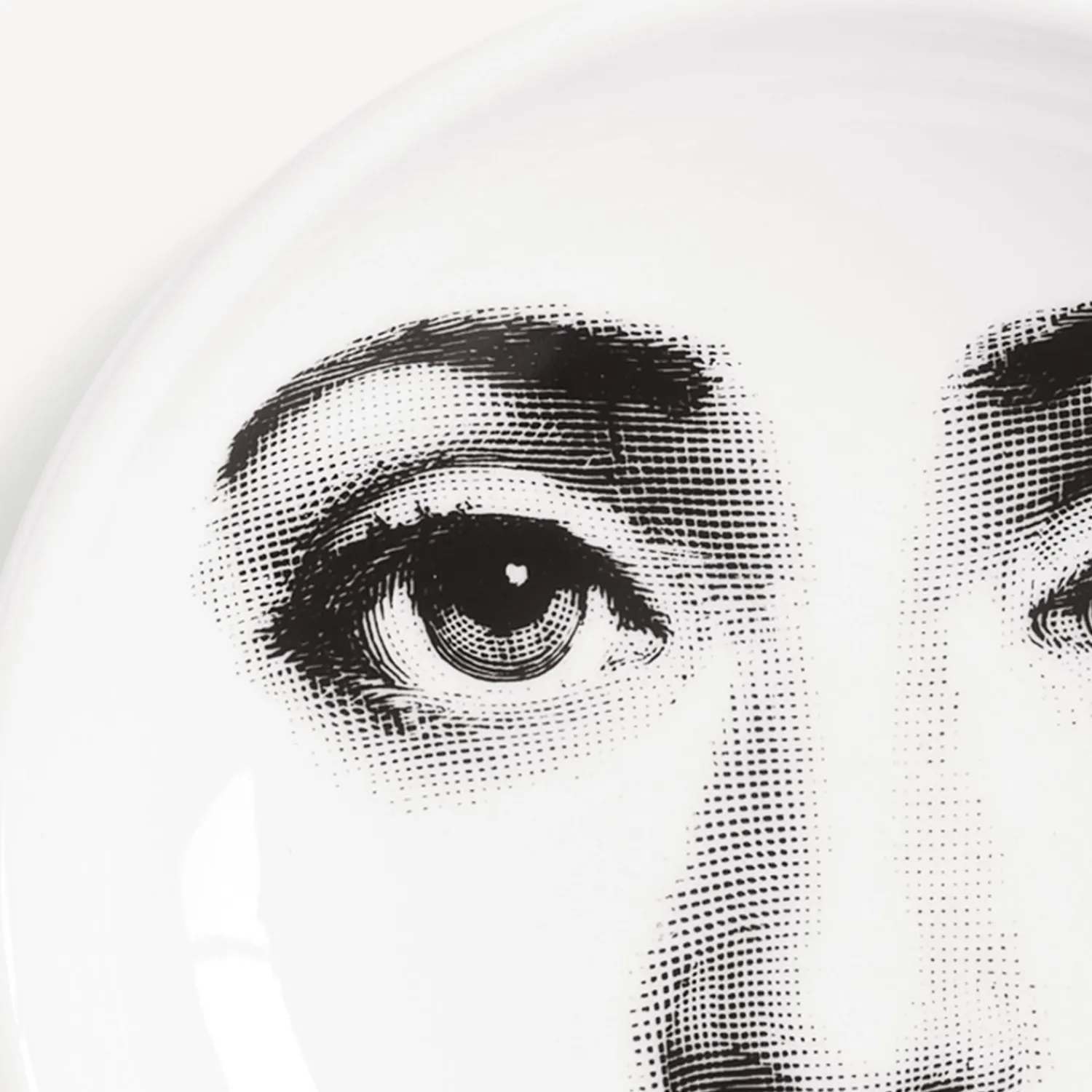 Design Ashtrays<Fornasetti Ashtray Tema E Variazioni N.6 White/Black