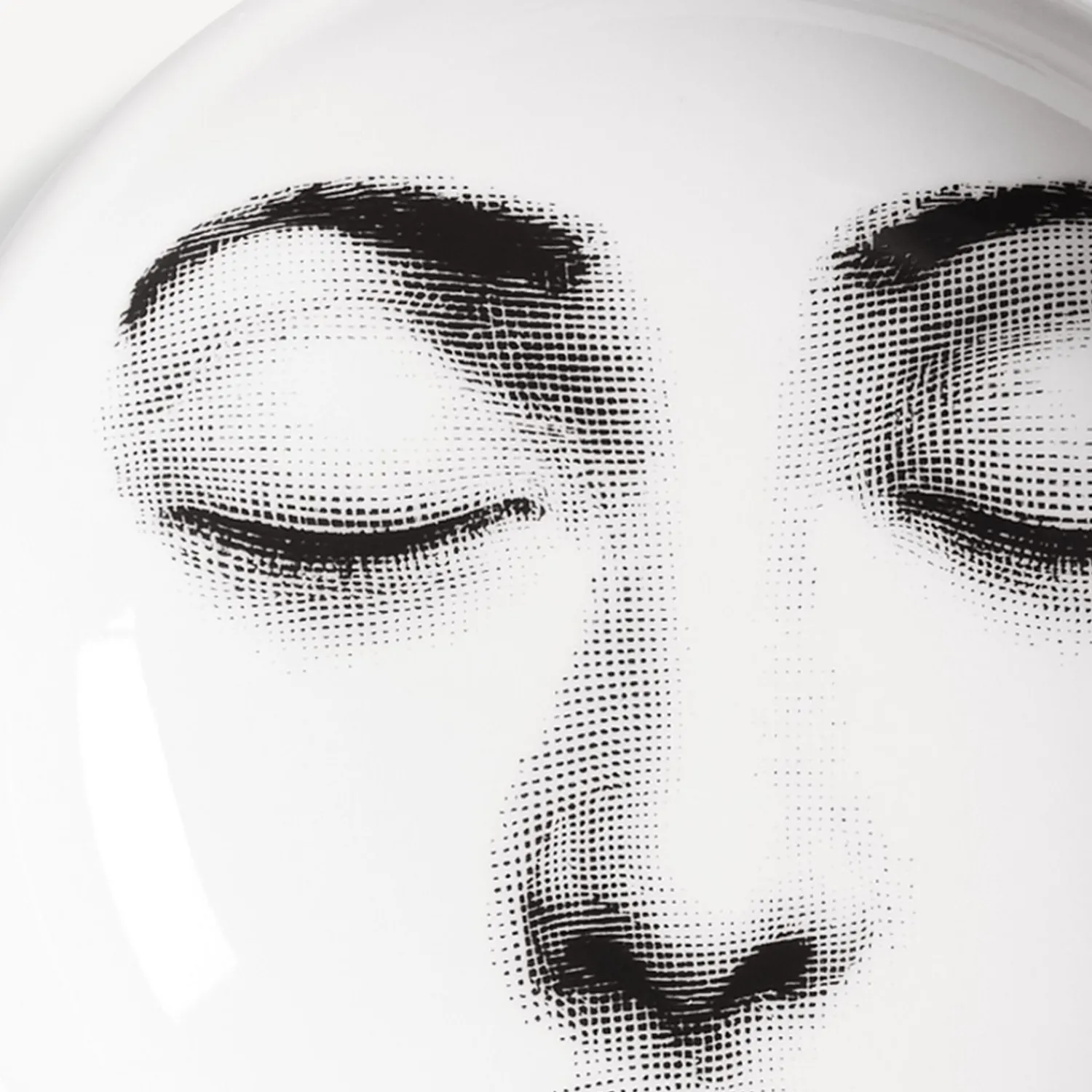 Design Ashtrays<Fornasetti Ashtray Tema E Variazioni N.213 White/Black