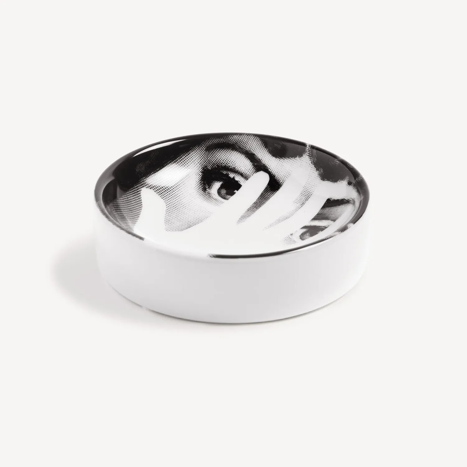 Design Ashtrays<Fornasetti Ashtray Tema E Variazioni N.16 White/Black