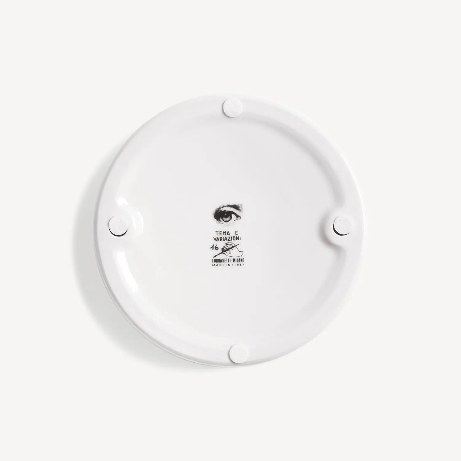 Design Ashtrays<Fornasetti Ashtray Tema E Variazioni N.16 White/Black