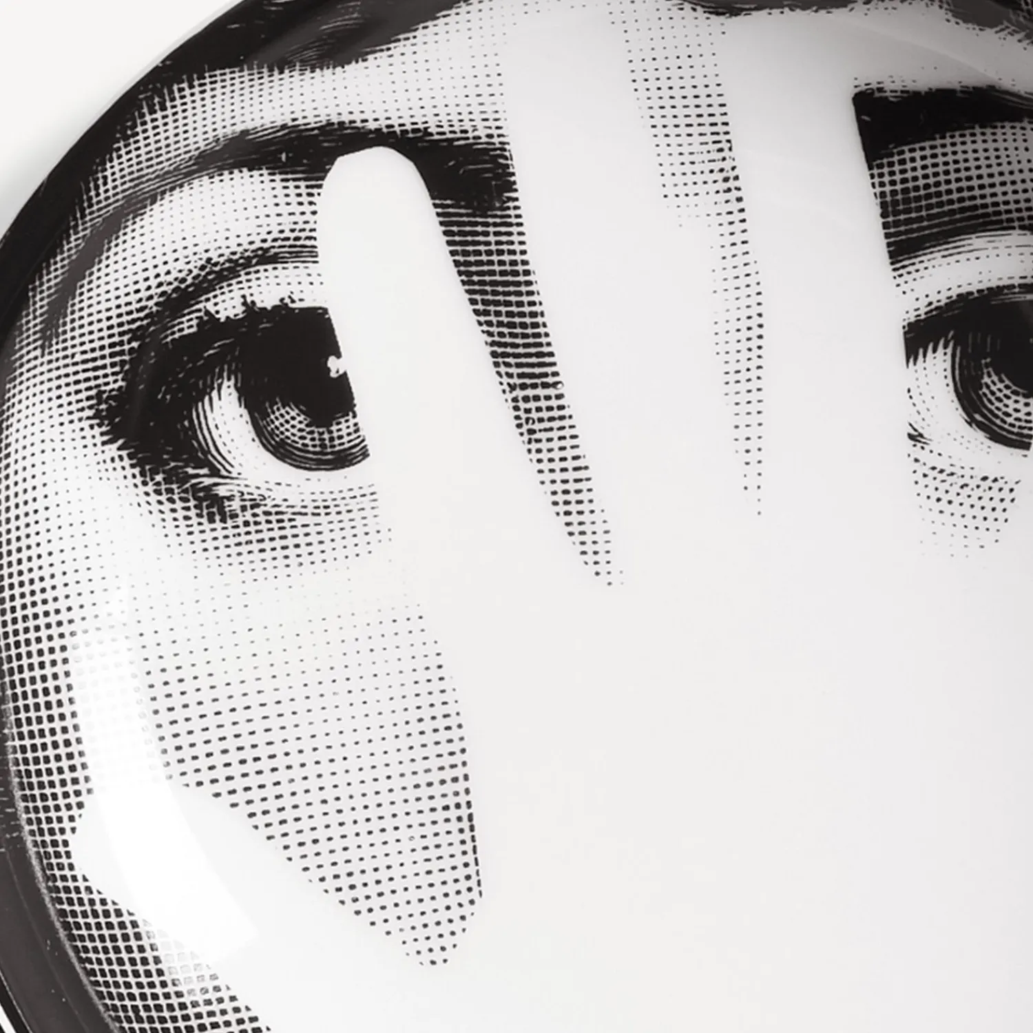 Design Ashtrays<Fornasetti Ashtray Tema E Variazioni N.16 White/Black