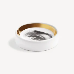Design Ashtrays<Fornasetti Ashtray Tema E Variazioni N.35 White/Black/Gold