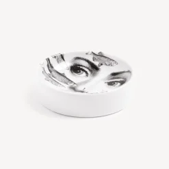 Design Ashtrays<Fornasetti Ashtray Tema E Variazioni N.392 White/Black