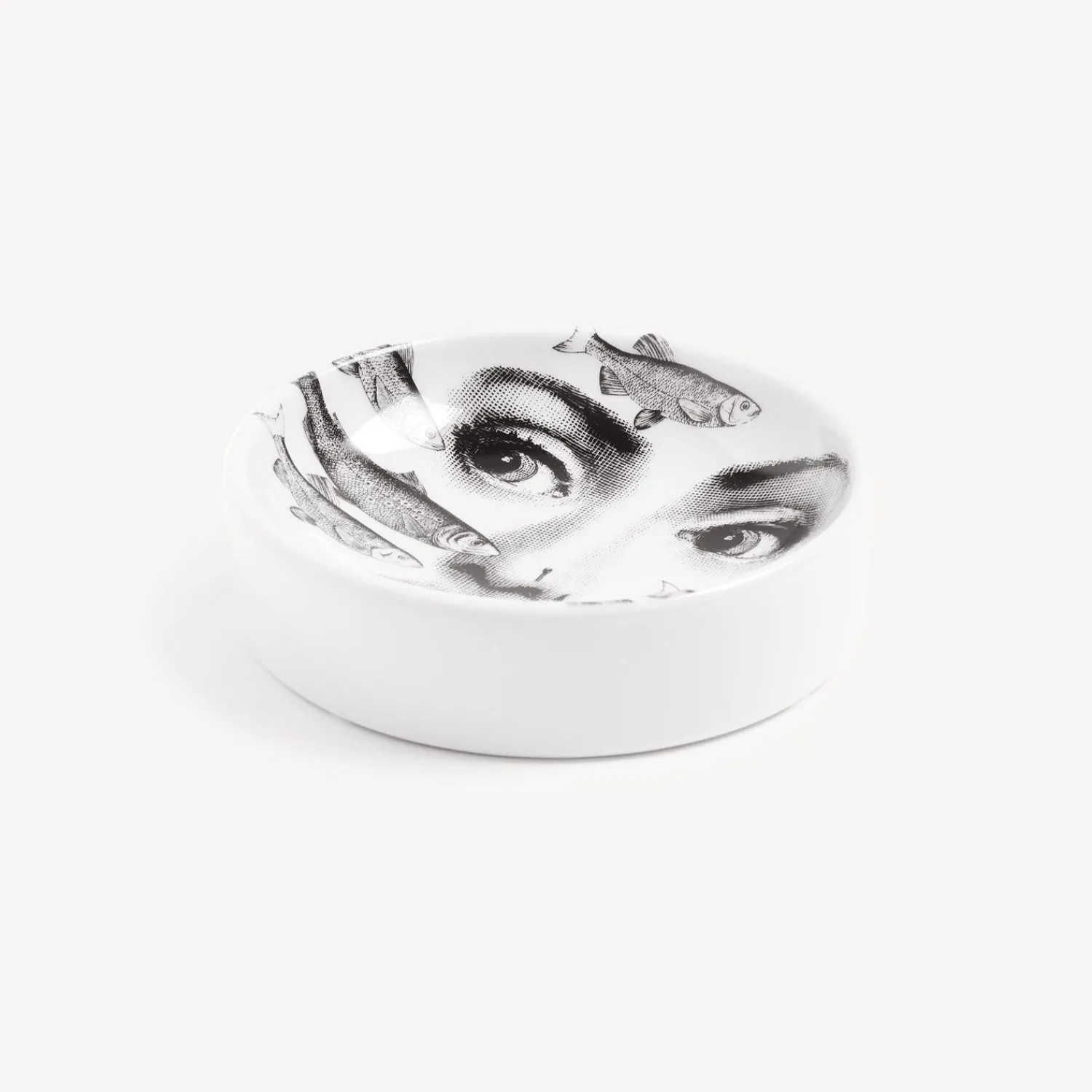Design Ashtrays<Fornasetti Ashtray Tema E Variazioni N.392 White/Black