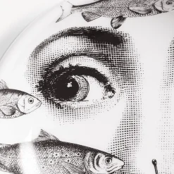 Design Ashtrays<Fornasetti Ashtray Tema E Variazioni N.392 White/Black