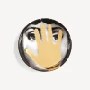 Design Ashtrays<Fornasetti Ashtray Tema E Variazioni N.16 White/Black/Gold