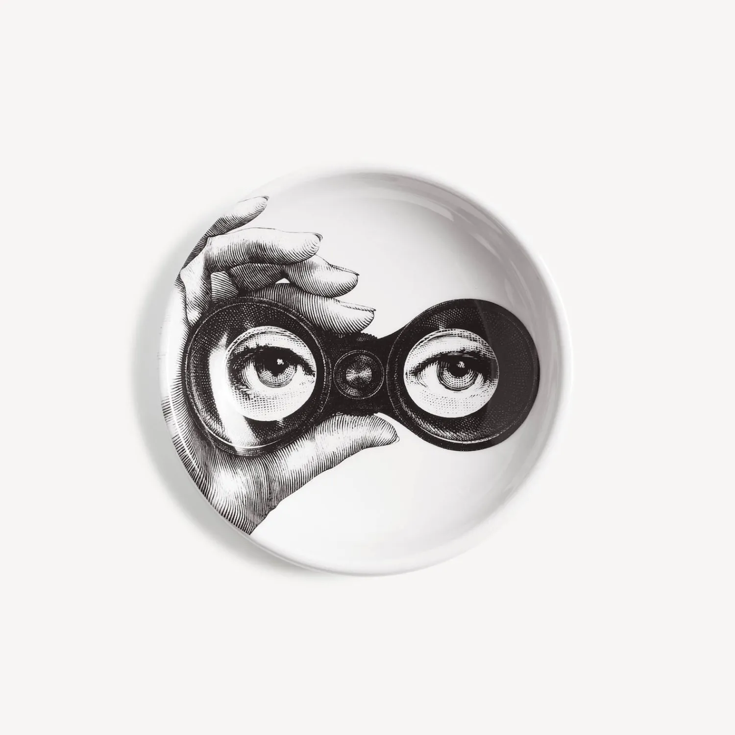 Design Ashtrays<Fornasetti Ashtray Tema E Variazioni N.371 White/Black