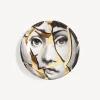 Design Ashtrays<Fornasetti Ashtray Tema E Variazioni N.2 White/Black/Gold
