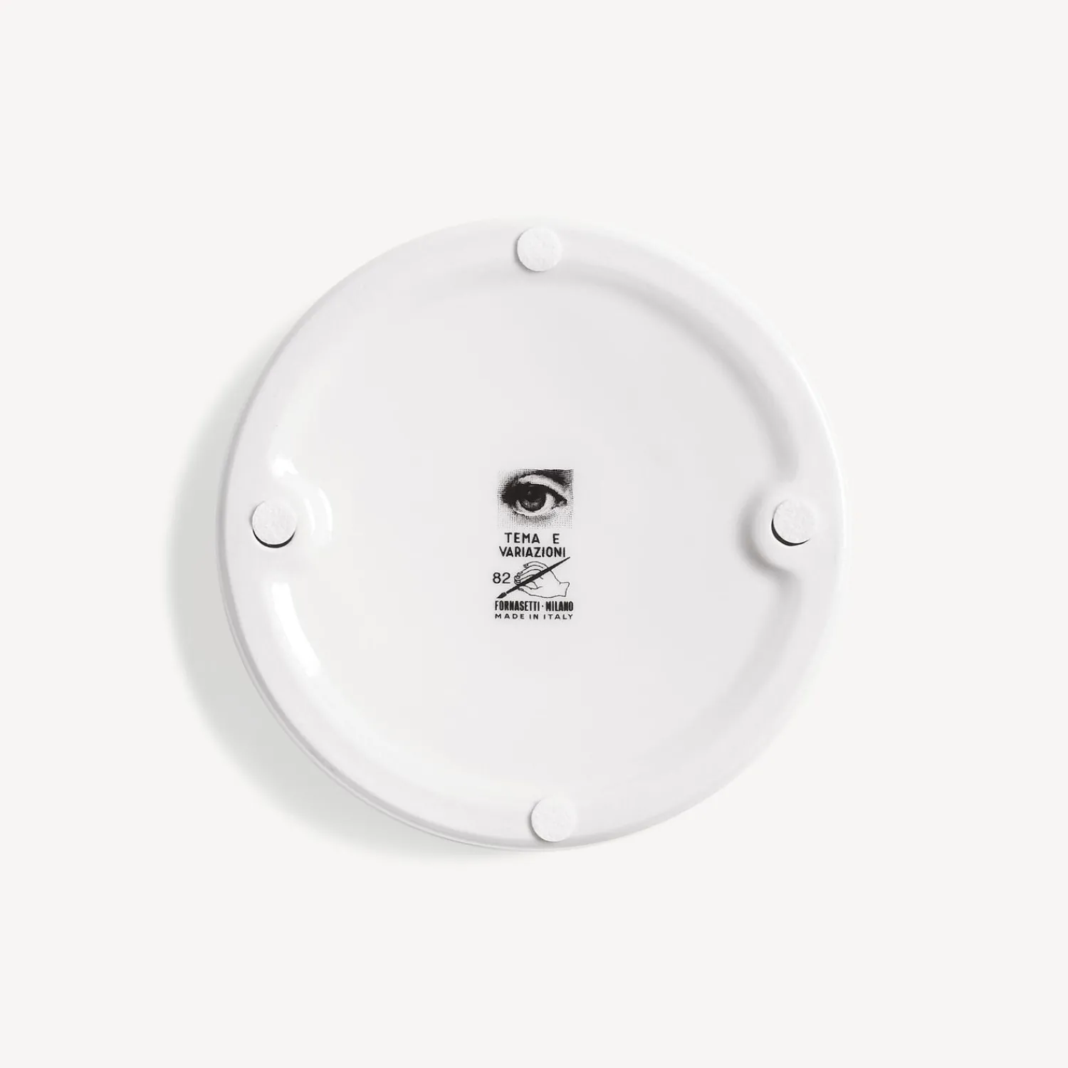 Design Ashtrays<Fornasetti Ashtray Tema E Variazioni N.82 White/Black