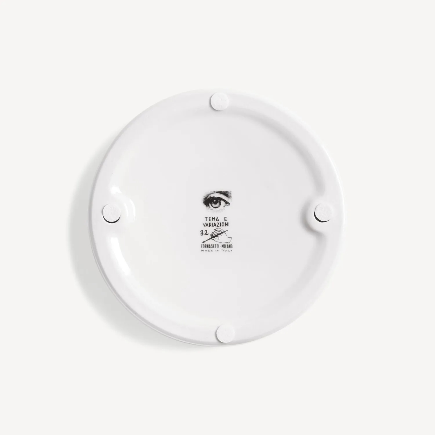 Design Ashtrays<Fornasetti Ashtray Tema E Variazioni N.32 White/Black