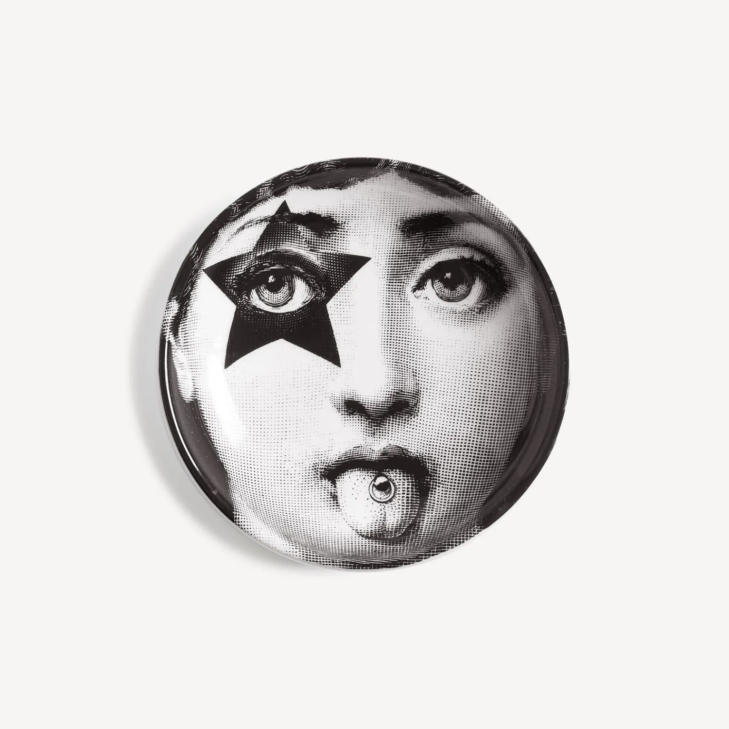 Design Ashtrays<Fornasetti Ashtray Tema E Variazioni N.381 White/Black