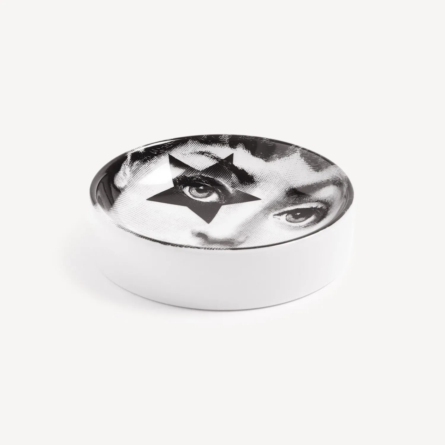 Design Ashtrays<Fornasetti Ashtray Tema E Variazioni N.381 White/Black