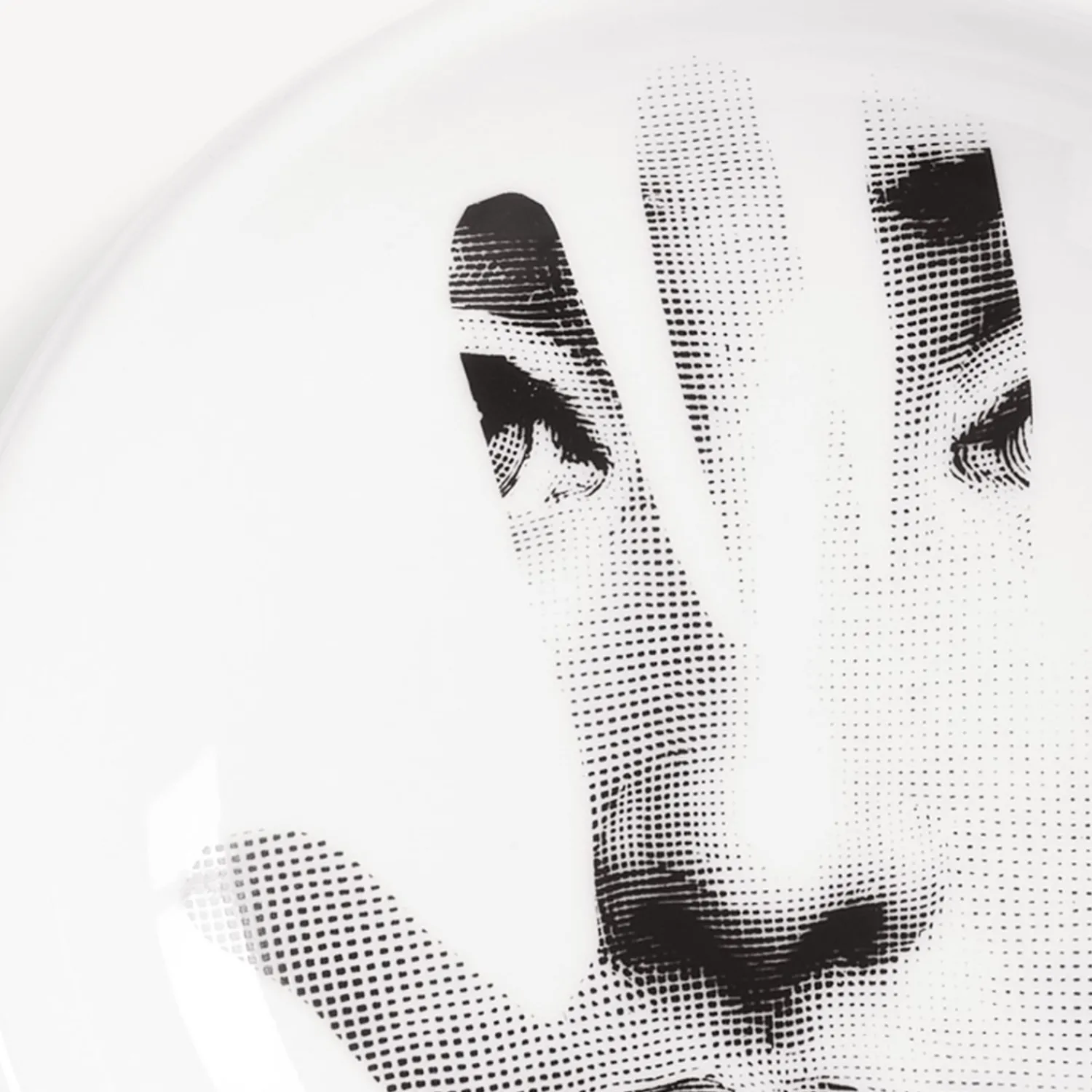 Design Ashtrays<Fornasetti Ashtray Tema E Variazioni N.15 White/Black