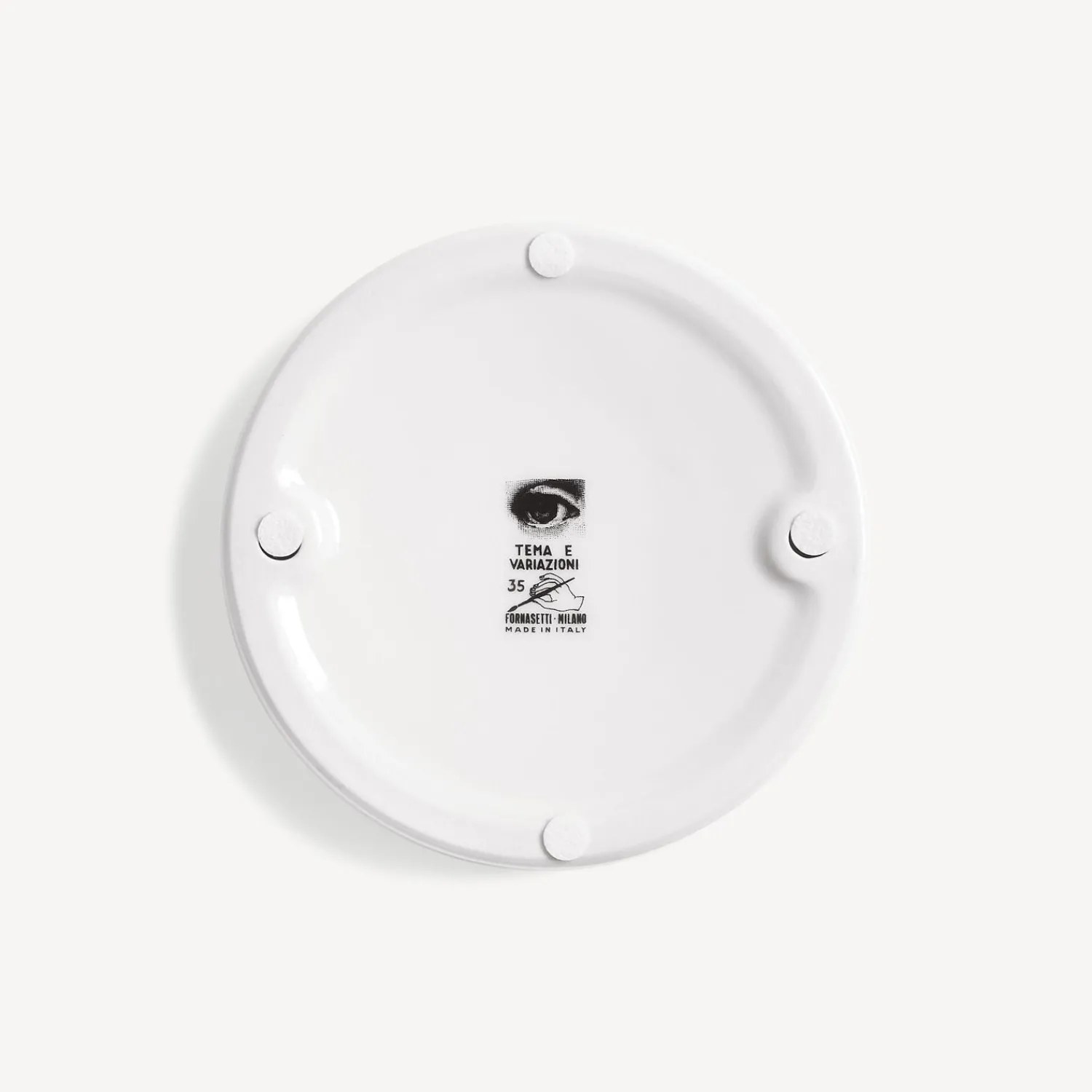 Design Ashtrays<Fornasetti Ashtray Tema E Variazioni N.35 White/Black