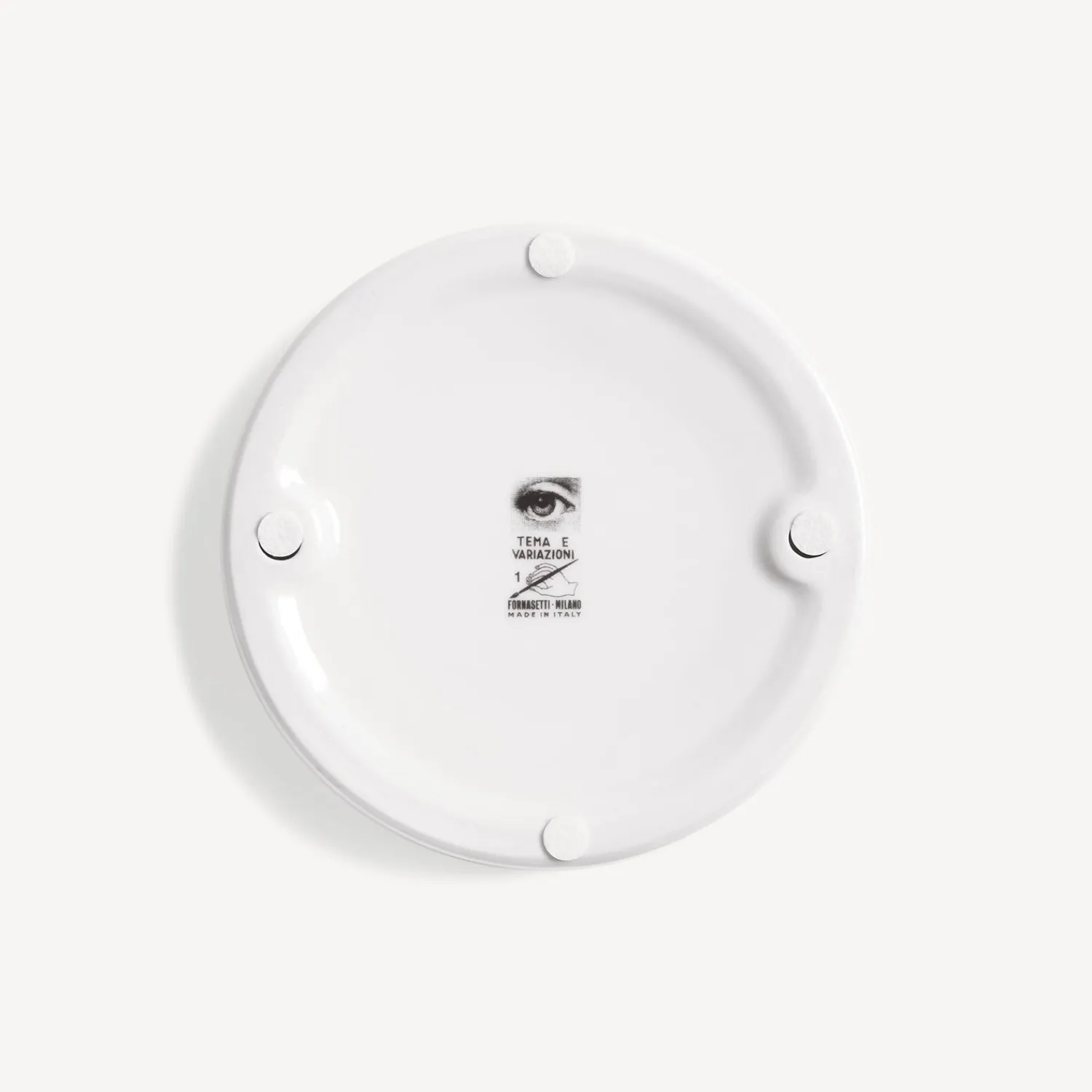 Design Ashtrays<Fornasetti Ashtray Tema E Variazioni N.1 White/Black