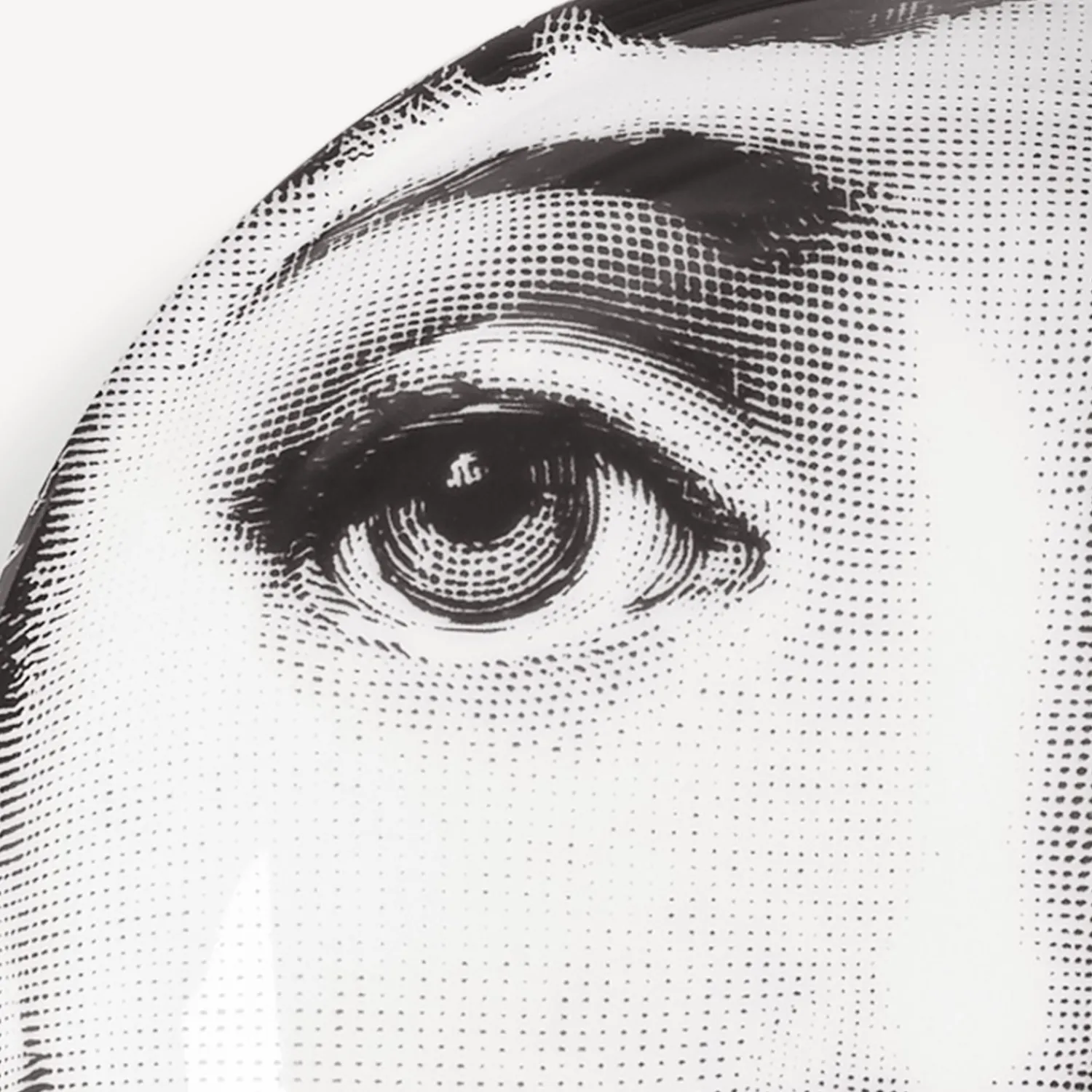 Design Ashtrays<Fornasetti Ashtray Tema E Variazioni N.1 White/Black