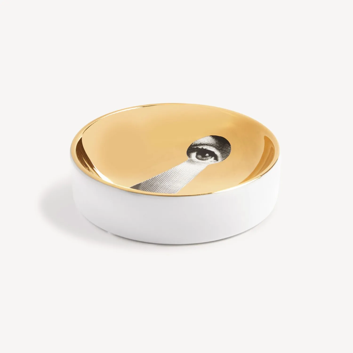 Design Ashtrays<Fornasetti Ashtray Tema E Variazioni N.14 White/Black/Gold