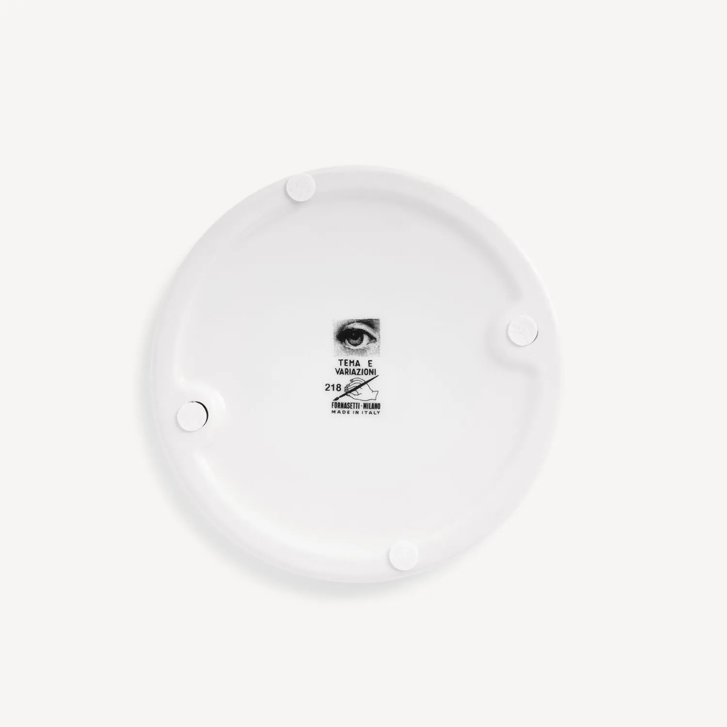Design Ashtrays<Fornasetti Ashtray Tema E Variazioni N.218 White/Black