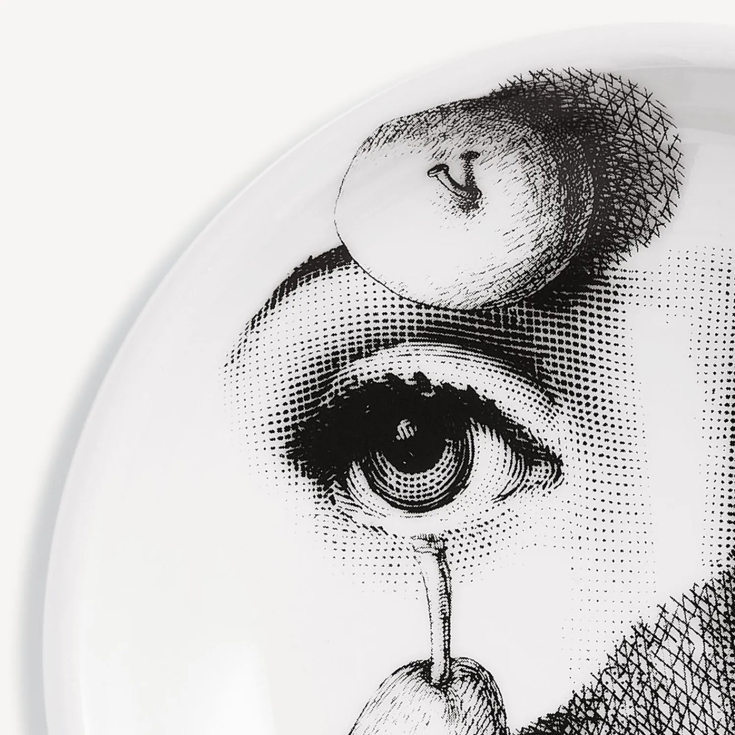 Design Ashtrays<Fornasetti Ashtray Tema E Variazioni N.218 White/Black