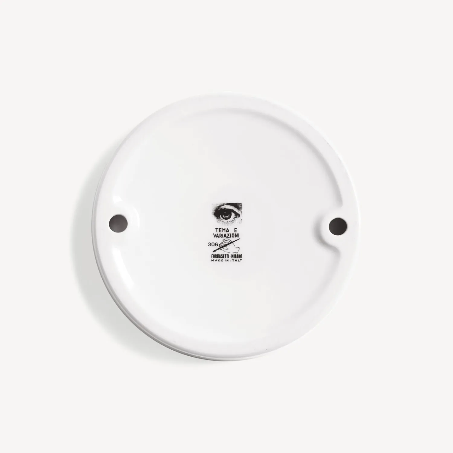 Design Ashtrays<Fornasetti Ashtray Tema E Variazioni N.306 White/Black