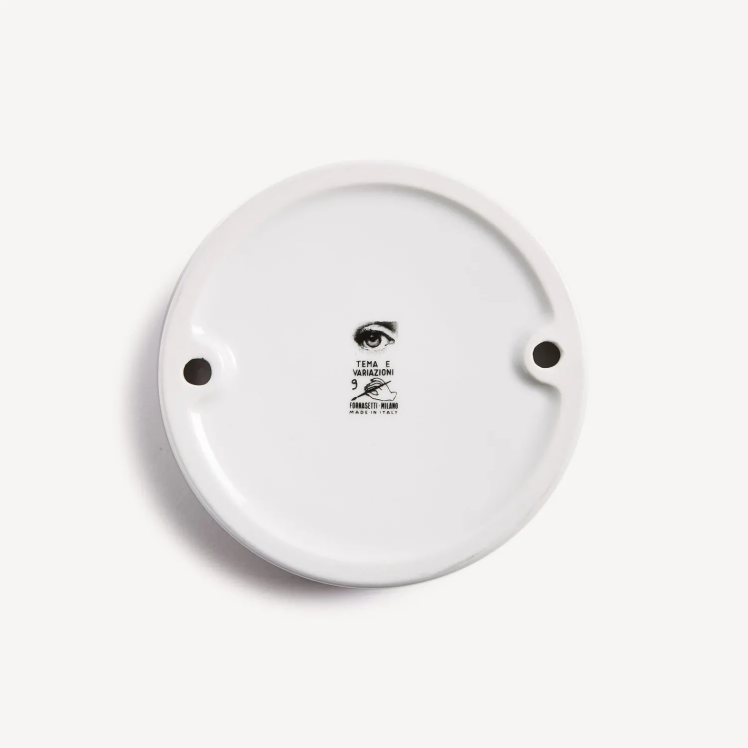 Design Ashtrays<Fornasetti Ashtray Tema E Variazioni N.9 White/Black