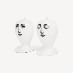 Bookends<Fornasetti Bookends White/Black