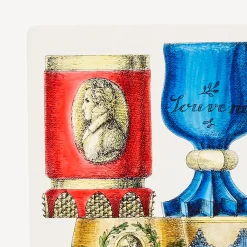 Bookends<Fornasetti Bookends Bicchieri Di Boemia Multicolour