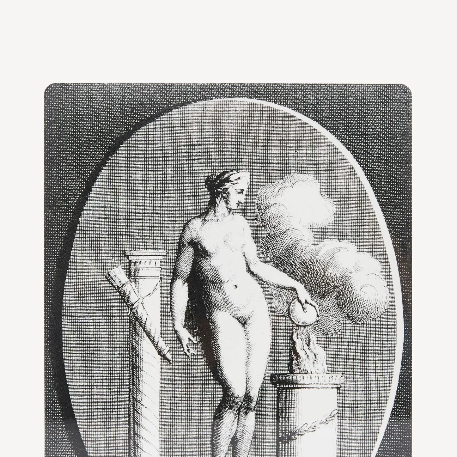 Bookends<Fornasetti Bookends Grandi Cammei White/Black