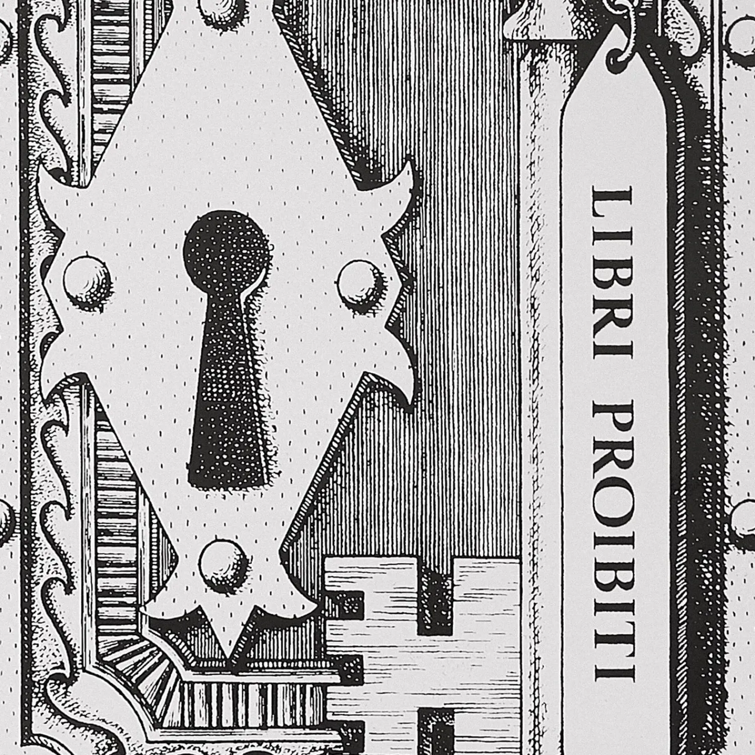Bookends<Fornasetti Bookends Libri Proibiti White/Black