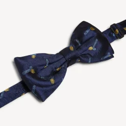 Ties<Fornasetti Bowtie Fallo Volare Blue