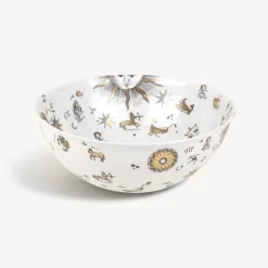 Appetizer Sets And Centrepieces<Fornasetti Centrepiece Astronomici White/Black/Gold